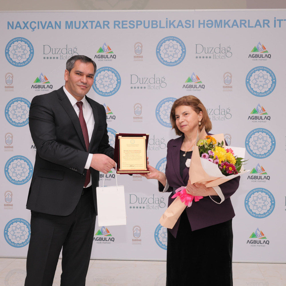 Naxçıvan Muxtar Respublikası Həmkarlar İttifaqları Şurasının təşkilatçılığı ilə 8 Mart - Beynəlxalq Qadınlar Gününə həsr olunan tədbir keçirilib<font color=red> - FOTOLAR</font>