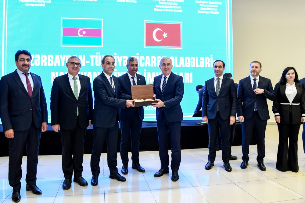 Türkiyə Respublikasının Ticarət Nazirliyi və Şərqi Anadolu İxracatçılar Birliyinin nümayəndə heyəti Naxçıvana səfər edib<font color=red> - FOTOLAR</font>
