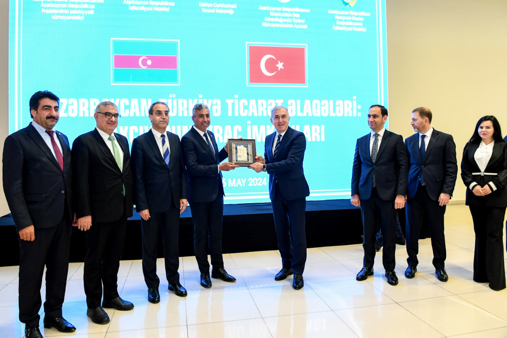 Türkiyə Respublikasının Ticarət Nazirliyi və Şərqi Anadolu İxracatçılar Birliyinin nümayəndə heyəti Naxçıvana səfər edib<font color=red> - FOTOLAR</font>