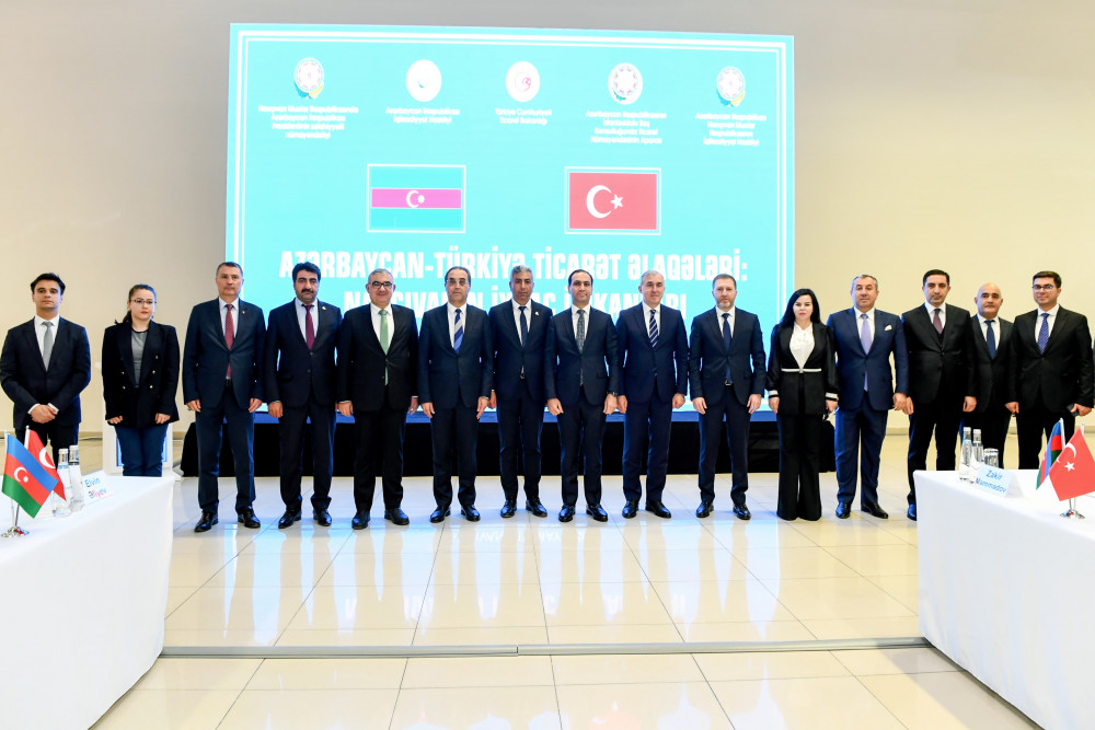 Türkiyə Respublikasının Ticarət Nazirliyi və Şərqi Anadolu İxracatçılar Birliyinin nümayəndə heyəti Naxçıvana səfər edib<font color=red> - FOTOLAR</font>