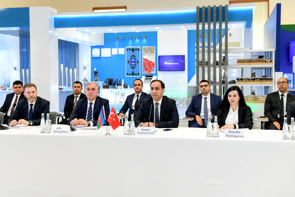 Türkiyə Respublikasının Ticarət Nazirliyi və Şərqi Anadolu İxracatçılar Birliyinin nümayəndə heyəti Naxçıvana səfər edib<font color=red> - FOTOLAR</font>