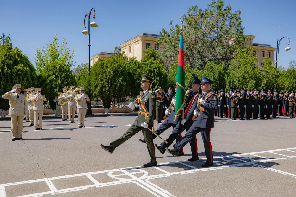 Heydər Əliyev adına Hərbi Lisey kursantlarının buraxılış mərasimi keçirilib<font color=red> - FOTOLAR</font>