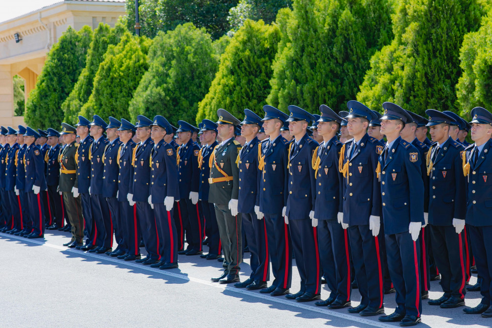 Heydər Əliyev adına Hərbi Lisey kursantlarının buraxılış mərasimi keçirilib<font color=red> - FOTOLAR</font>