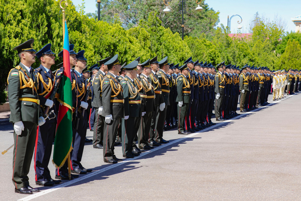 Heydər Əliyev adına Hərbi Lisey kursantlarının buraxılış mərasimi keçirilib<font color=red> - FOTOLAR</font>