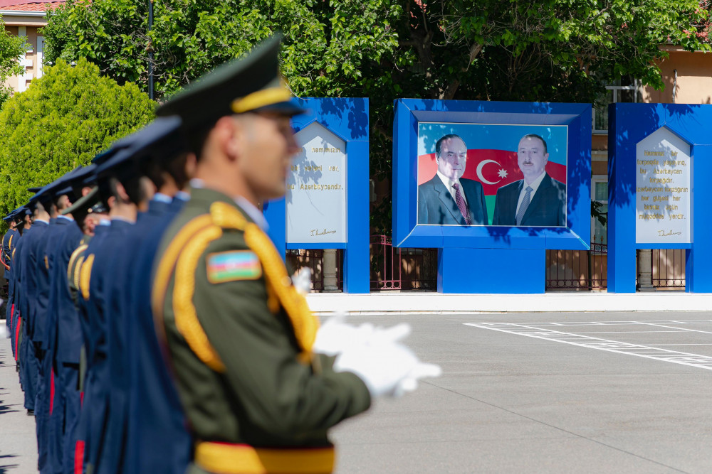 Heydər Əliyev adına Hərbi Lisey kursantlarının buraxılış mərasimi keçirilib<font color=red> - FOTOLAR</font>