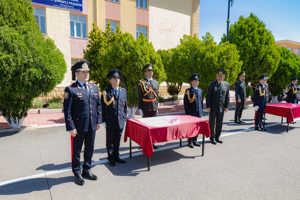 Heydər Əliyev adına Hərbi Lisey kursantlarının buraxılış mərasimi keçirilib<font color=red> - FOTOLAR</font>