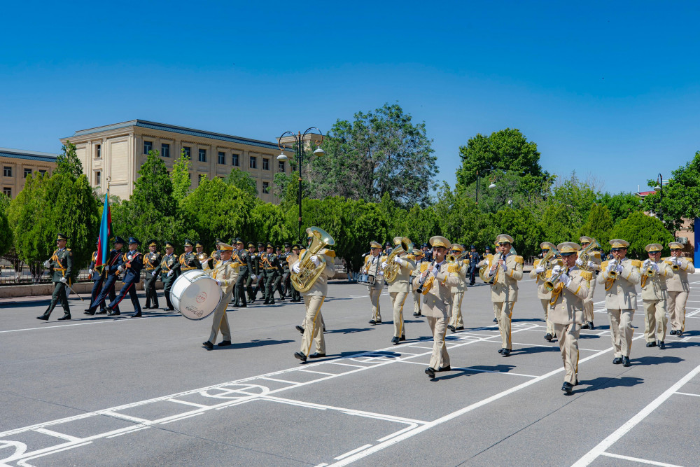 Heydər Əliyev adına Hərbi Lisey kursantlarının buraxılış mərasimi keçirilib<font color=red> - FOTOLAR</font>