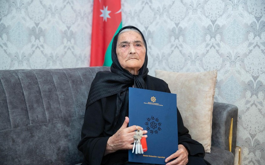 Milli Qəhrəman Natiq Qasımovun anasına ev verilib<font color=red> - FOTOLAR</font>