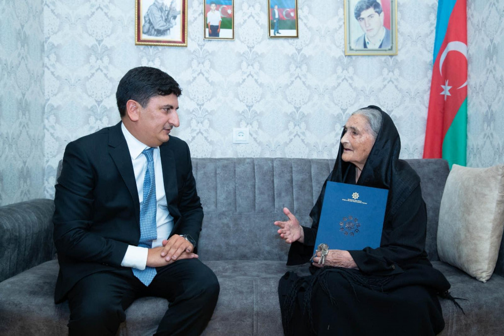 Milli Qəhrəman Natiq Qasımovun anasına ev verilib<font color=red> - FOTOLAR</font>