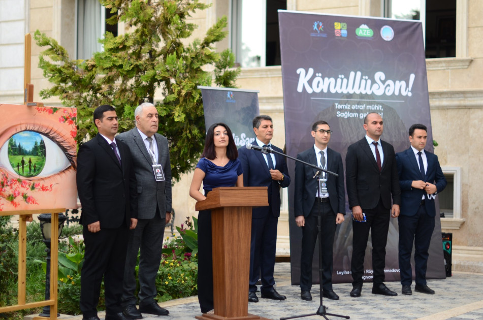 Naxçıvanda “KönüllüSən!" layihəsinin icrasına başlanılıb<font color=red> - FOTOLAR</font>