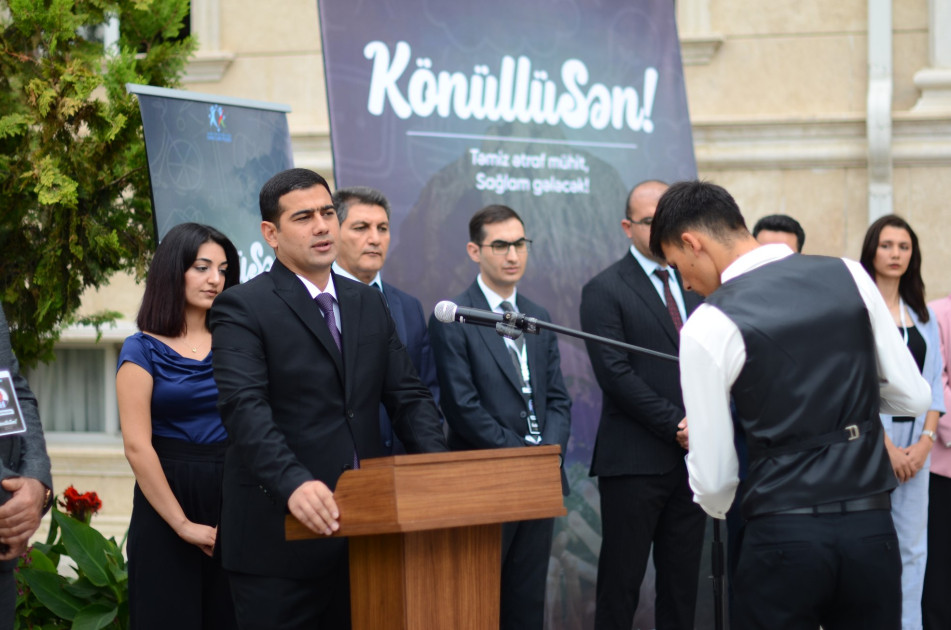 Naxçıvanda “KönüllüSən!" layihəsinin icrasına başlanılıb<font color=red> - FOTOLAR</font>