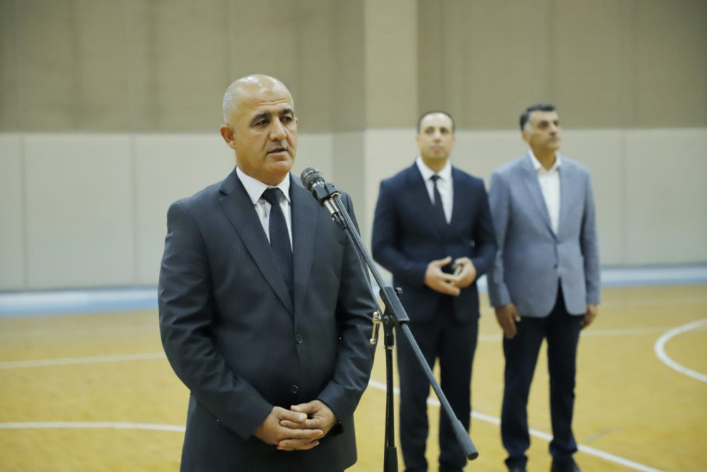 Naxçıvanda dövlət qurumlarının əməkdaşları arasında futzal turnirinə start verilib<font color=red> - FOTOLAR</font>
