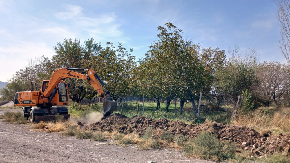 Bənəniyar və Əbrəqunus kəndlərinin içməli su ehtiyacı tam təmin olunacaq <font color=red> - FOTOLAR</font>