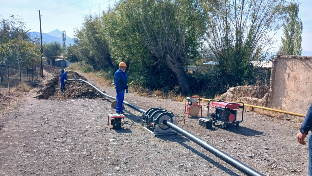 Bənəniyar və Əbrəqunus kəndlərinin içməli su ehtiyacı tam təmin olunacaq <font color=red> - FOTOLAR</font>