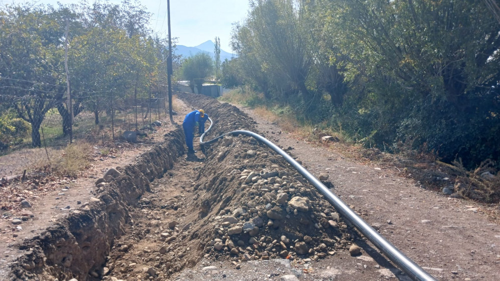 Bənəniyar və Əbrəqunus kəndlərinin içməli su ehtiyacı tam təmin olunacaq <font color=red> - FOTOLAR</font>