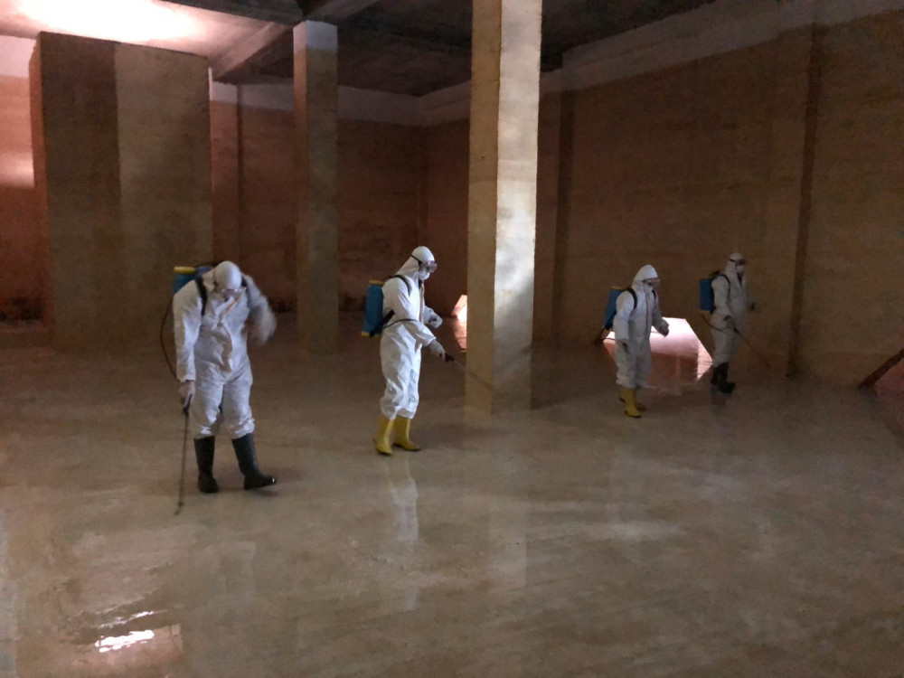 Naxçıvanda su anbarları çöküntülərdən təmizlənir<font color=red> - FOTOLAR</font>