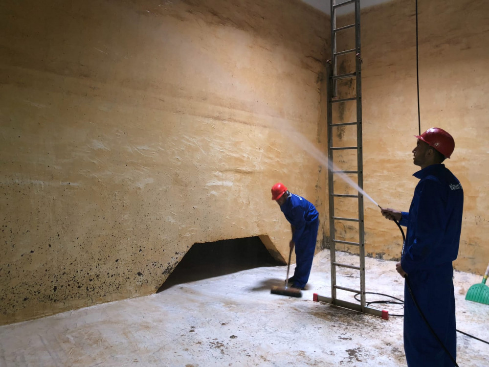 Naxçıvanda su anbarları çöküntülərdən təmizlənir<font color=red> - FOTOLAR</font>