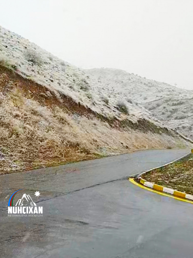 Naxçıvan Muxtar Respublikasının dağ kəndlərinə ilk qar yağıb<font color=red> - FOTOLAR</font>