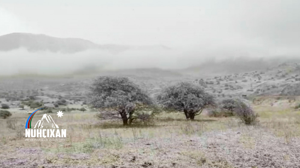 Naxçıvan Muxtar Respublikasının dağ kəndlərinə ilk qar yağıb<font color=red> - FOTOLAR</font>