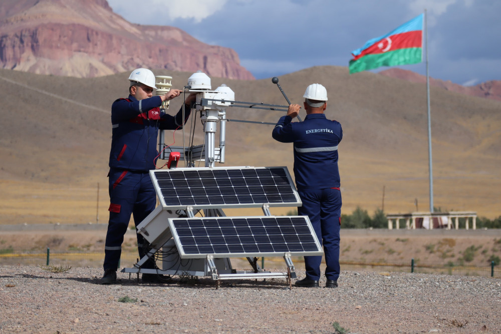 Culfa Külək-Günəş Hibrid Elektrik Stansiyasına və Culfa KES-ə texniki baxış keçirilib <font color=red> - FOTOLAR</font>
