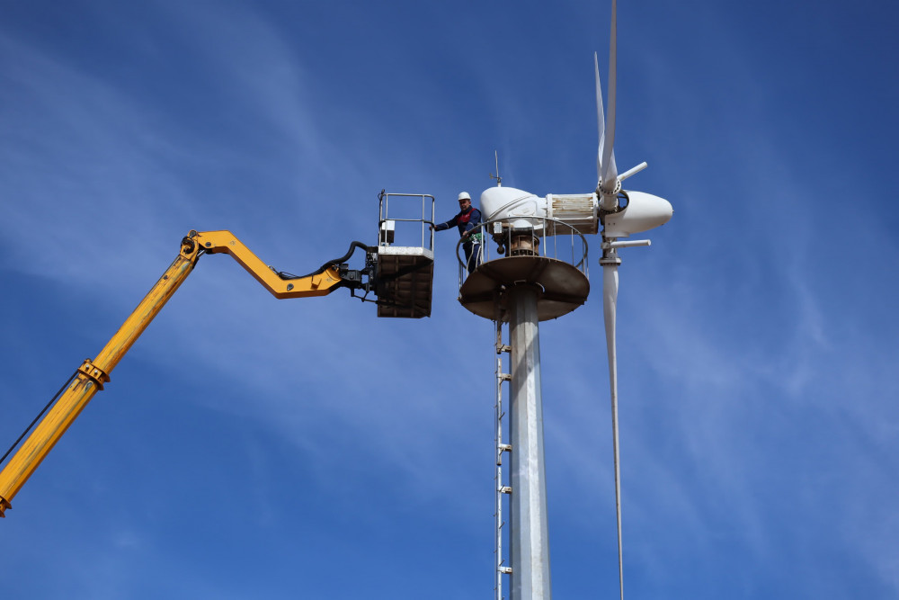 Culfa Külək-Günəş Hibrid Elektrik Stansiyasına və Culfa KES-ə texniki baxış keçirilib <font color=red> - FOTOLAR</font>