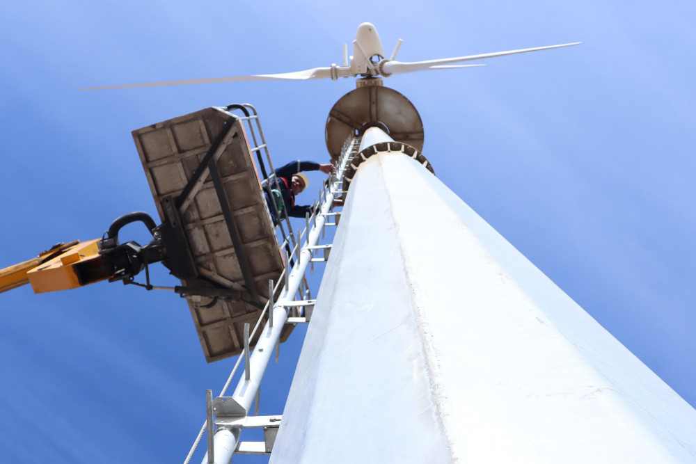 Culfa Külək-Günəş Hibrid Elektrik Stansiyasına və Culfa KES-ə texniki baxış keçirilib <font color=red> - FOTOLAR</font>