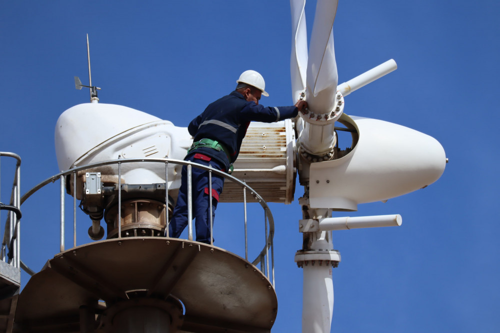 Culfa Külək-Günəş Hibrid Elektrik Stansiyasına və Culfa KES-ə texniki baxış keçirilib <font color=red> - FOTOLAR</font>