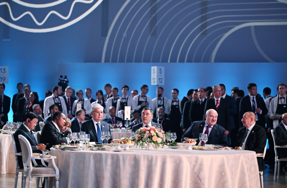 Kazanda XVI BRICS Sammitinin keçirilməsi münasibətilə rəsmi ziyafət verilib<font color=red> - FOTOLAR</font>