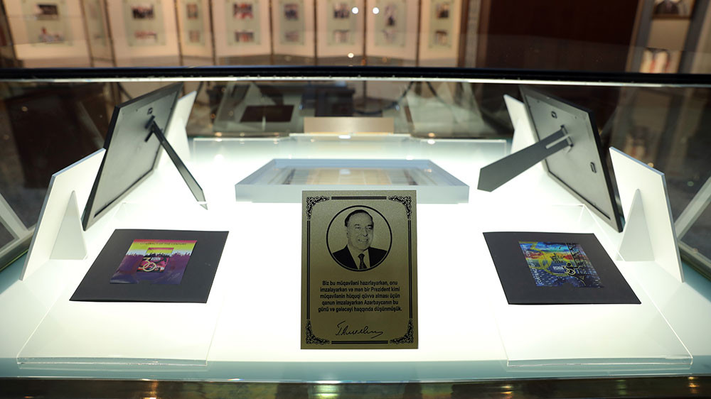 Naxçıvan şəhərində yerləşən Heydər Əliyev Muzeyində “Heydər Əliyev və Azərbaycanın yeni enerji strategiyası” bölməsinin açılışı olub <font color=red> - FOTOLAR</font>