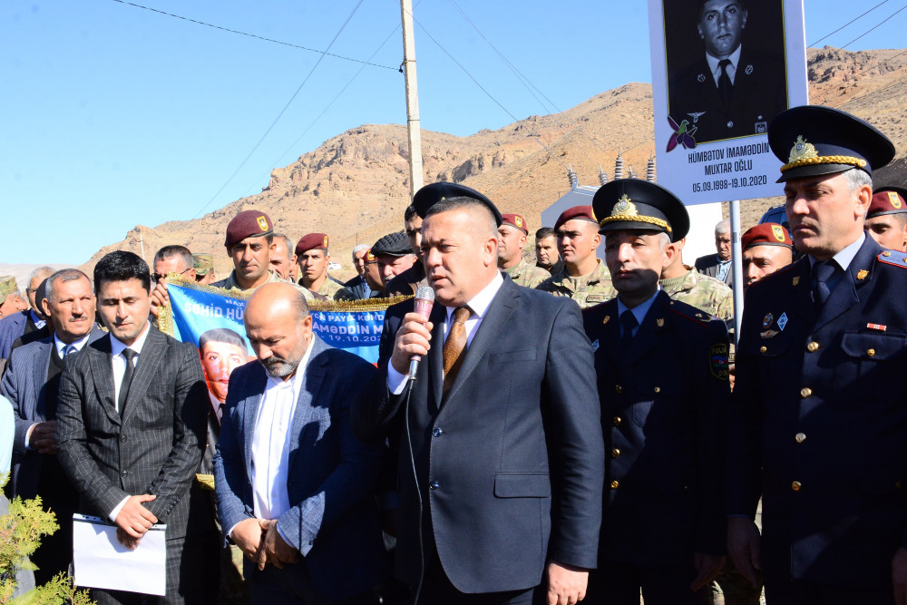 Vətən müharibəsi şəhidi İmaməddin Hümbətovun xatirəsi anılıb<font color=red> - FOTOLAR</font>