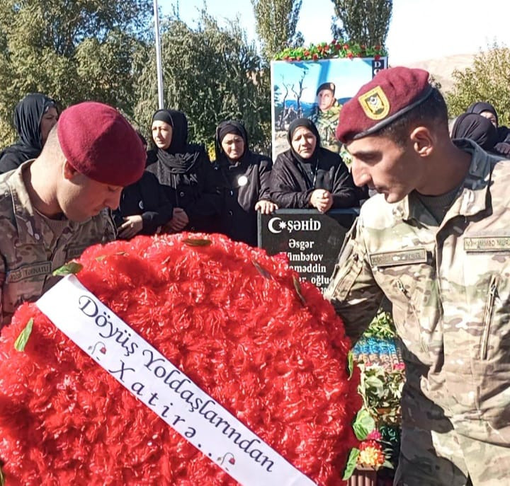 Vətən müharibəsi şəhidi İmaməddin Hümbətovun xatirəsi anılıb<font color=red> - FOTOLAR</font>