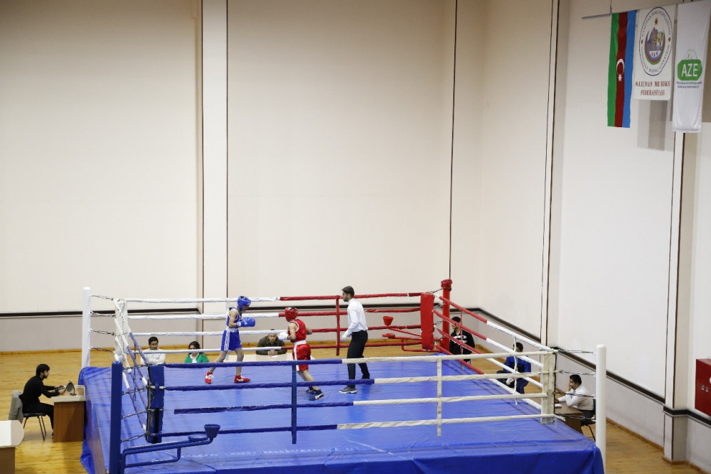 Naxçıvanda 100 illik yubileyə həsr olunmuş boks birinciliyi keçirilir<font color=red> - FOTOLAR</font>