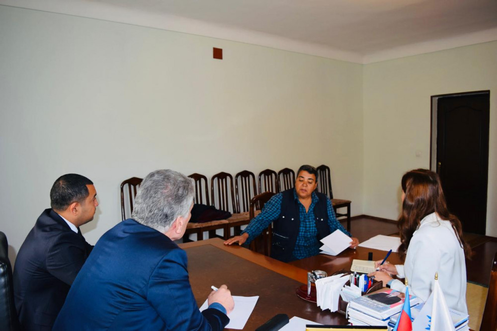 Naxçıvan Muxtar Respublikası Şərur rayonunda Milli Məclisin deputatı  Ziyafət Əsgərov vətəndaş qəbulu keçirib<font color=red> - FOTOLAR</font>