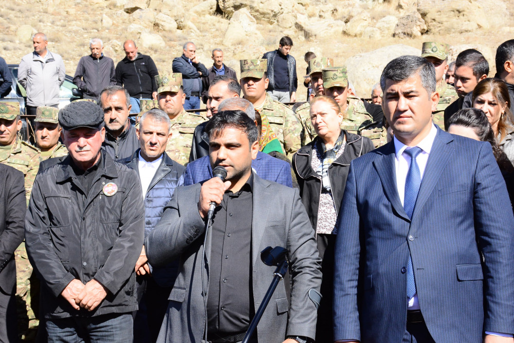 Şəhid leytenant Emin Sadiqovun xatirəsi anılıb<font color=red> - FOTOLAR</font>