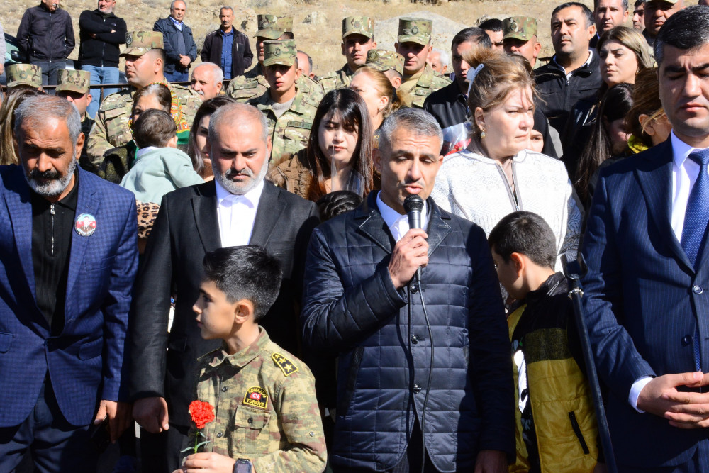 Şəhid leytenant Emin Sadiqovun xatirəsi anılıb<font color=red> - FOTOLAR</font>