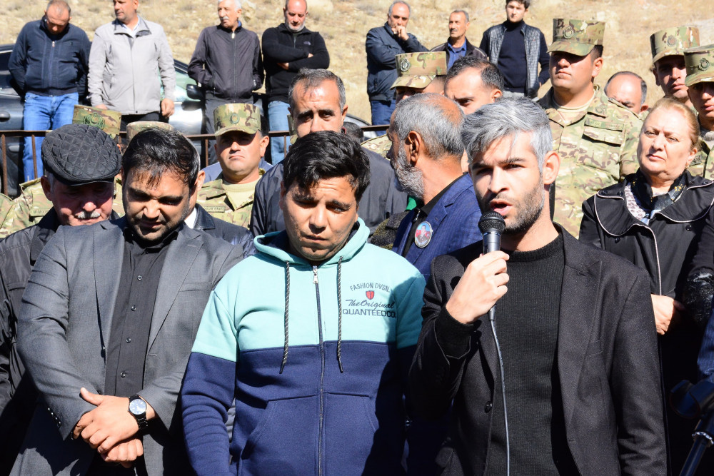 Şəhid leytenant Emin Sadiqovun xatirəsi anılıb<font color=red> - FOTOLAR</font>