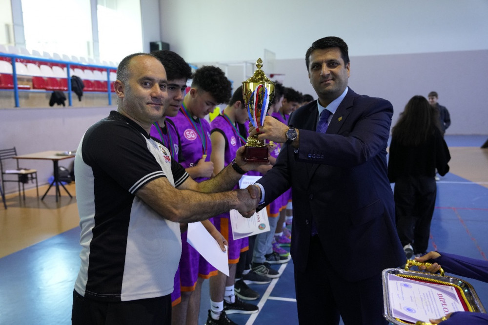 Basketbol üzrə muxtar respublika birinciliyinin qalibi bəlli olub<font color=red> - FOTOLAR</font>