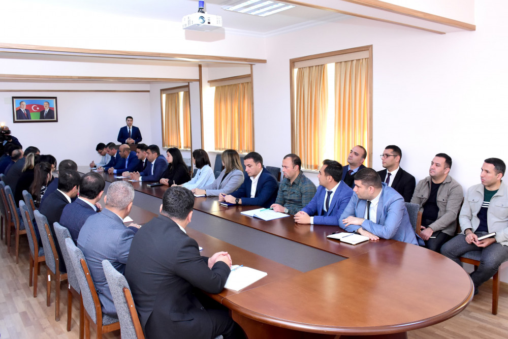 Sınaq imtahanının nəticələri müzakirə edilib<font color=red> - FOTOLAR</font>