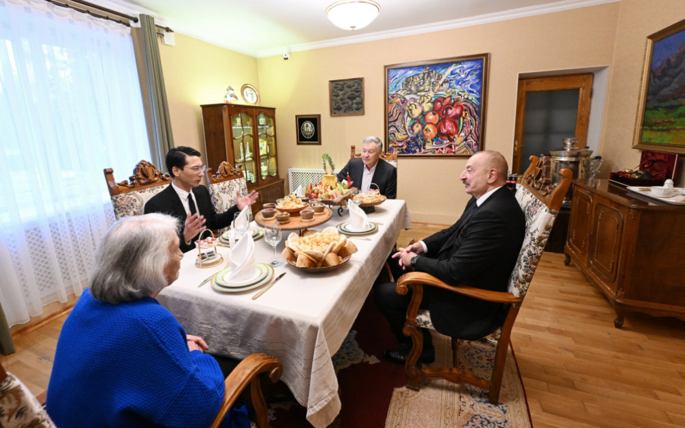 Prezident İlham Əliyevə “Çingiz Aytmatov” ordeni təqdim edilib<font color=red> - FOTOLAR</font>