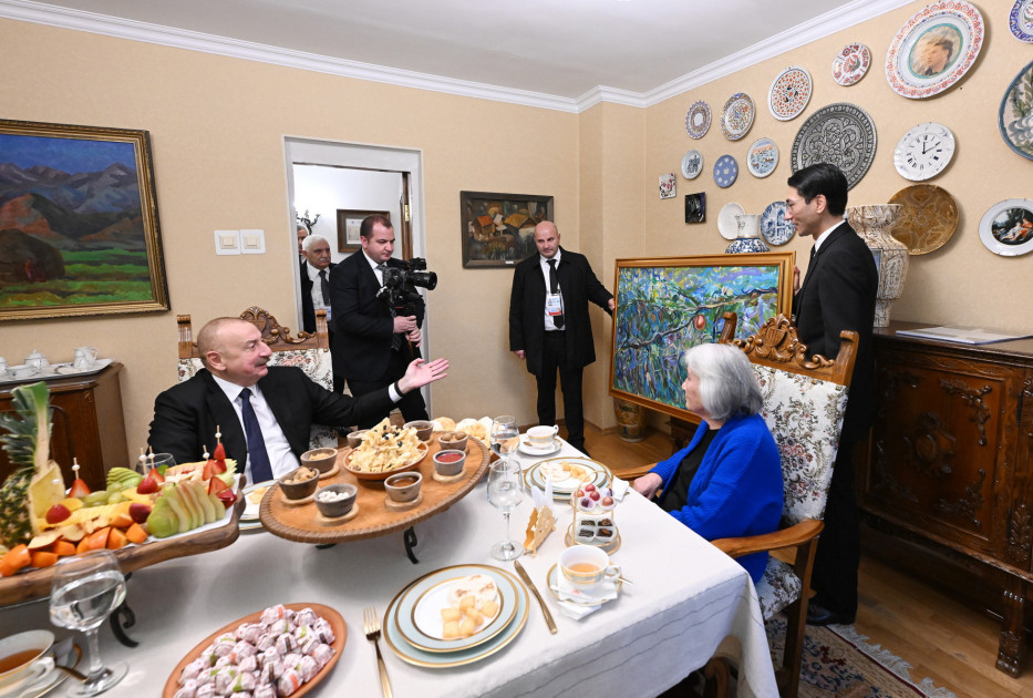Prezident İlham Əliyevə “Çingiz Aytmatov” ordeni təqdim edilib<font color=red> - FOTOLAR</font>