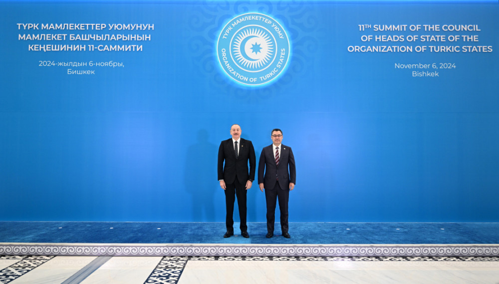 Prezident İlham Əliyev Bişkekdə Türk Dövlətləri Təşkilatı Dövlət Başçılarının 11-ci Zirvə görüşündə iştirak edir<font color='red'> - YENİLƏNƏCƏK</font><font color=red> - FOTOLAR</font>
