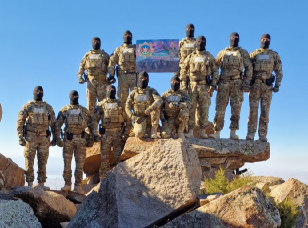 DTX əməkdaşları Haçadağa yürüş təşkil ediblər<font color=red> - FOTOLAR</font>