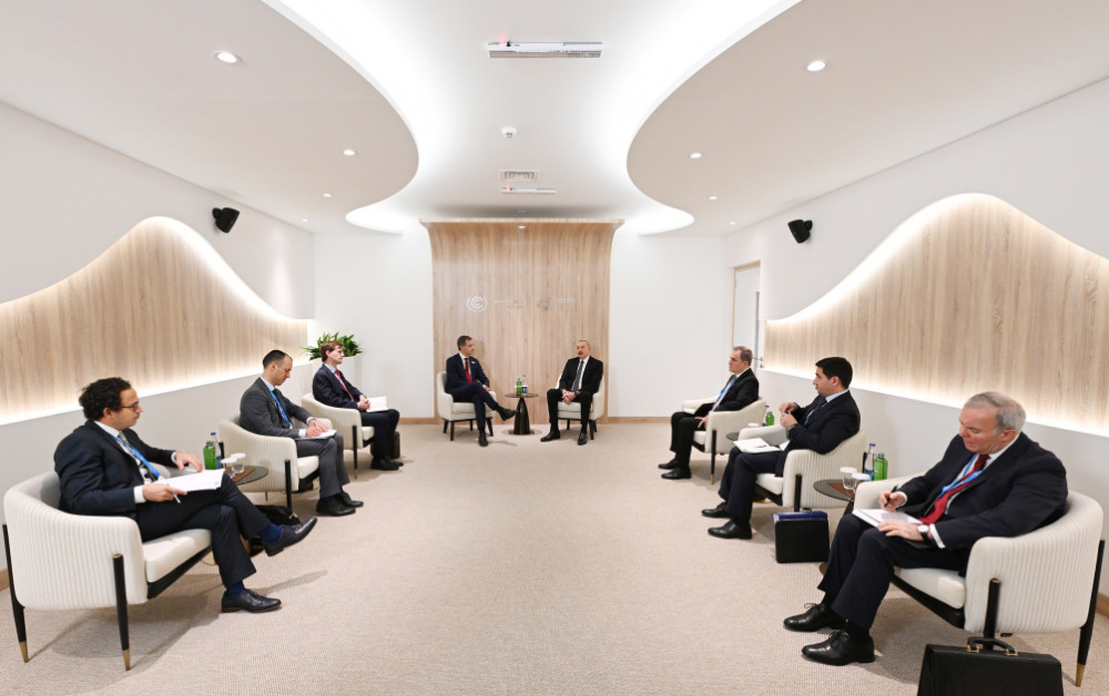 Prezident İlham Əliyev Belçikanın Baş naziri ilə görüşüb<font color=red> - FOTOLAR</font>