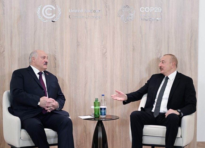 Prezident İlham Əliyev Belarus Prezidenti ilə görüşüb <font color='red'> - YENİLƏNİB</font><font color=red> - FOTOLAR</font>
