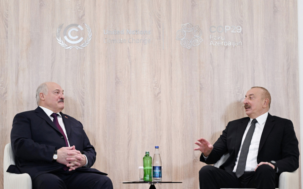 Prezident İlham Əliyev Belarus Prezidenti ilə görüşüb <font color='red'> - YENİLƏNİB</font><font color=red> - FOTOLAR</font>