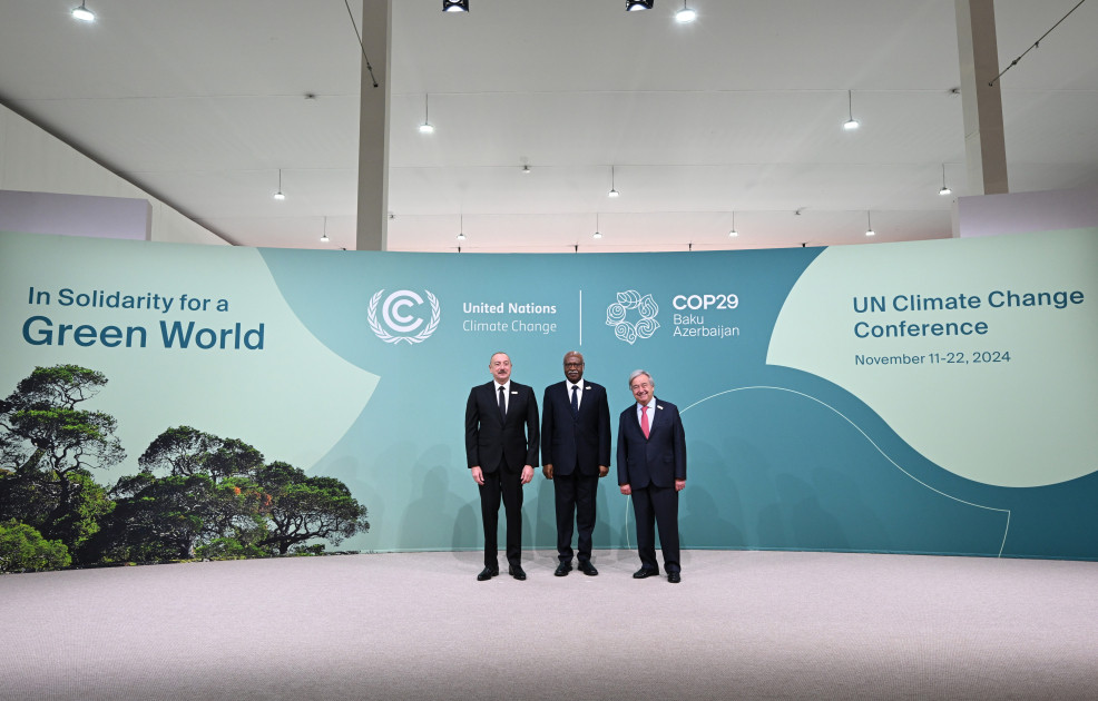 Bakıda COP29-un Liderlər Sammitinin açılış mərasimi keçirilib<font color='red'> - YENİLƏNİB</font><font color=red> - FOTOLAR</font>