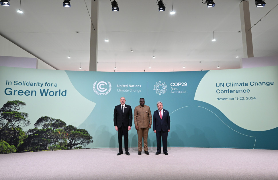 Bakıda COP29-un Liderlər Sammitinin açılış mərasimi keçirilib<font color='red'> - YENİLƏNİB</font><font color=red> - FOTOLAR</font>