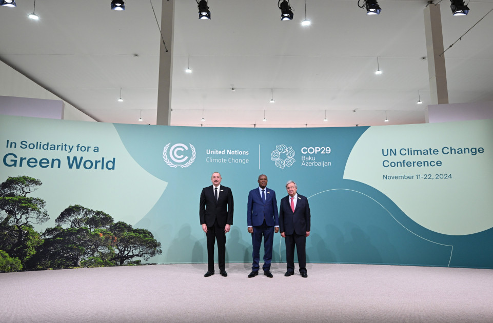 Bakıda COP29-un Liderlər Sammitinin açılış mərasimi keçirilib<font color='red'> - YENİLƏNİB</font><font color=red> - FOTOLAR</font>