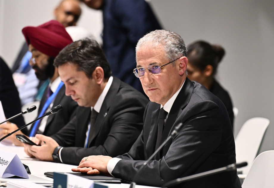 COP29 çərçivəsində iqlim maliyyələşdirilməsi imkanlarına həsr olunmuş yüksəksəviyyəli dəyirmi masa təşkil olunub<font color=red> - FOTOLAR</font>