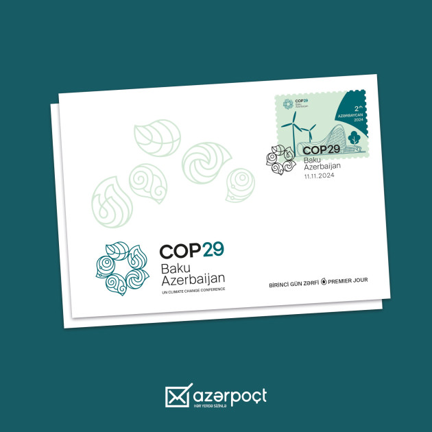 “Azərpoçt” təkrar emal olunmuş materiallardan marka buraxıb<font color=red> - FOTOLAR</font>